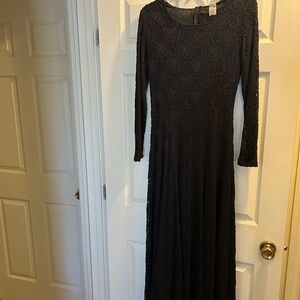 Elegant Black Lace Dress